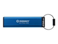 KINGSTON 256GB IronKey Keypad 200 FIPS 140-3 Lvl 3 Pending AES-256 Encrypted