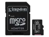 KINGSTON 64GB microSDXC Canvas Select Plus 100R A1 C10 Three Pack + Single ADP