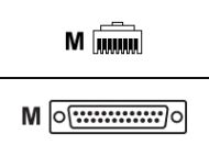 CISCO AUXILIARY CABLE 8FT RJ45 AND DB25M