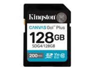 KINGSTON 128GB SDXC Canvas Go Plus Gen4 200MB/s C10 UHS-I U3 V30