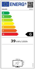 Монитор Philips 325E1C/00, 31.5", Curved 1500R, VA, WLED, 2560x1440@75Hz, 4ms GTG, 250cd/m2, 3000:1, Mega Infinity DCR, FreeSync/Adaptive Sync, FlickerFree, Low Blue Mode, Tilt, D-SUB, HDMI, DP