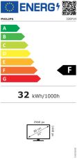 Монитор Philips 326P1H, 31.5" IPS WLED, 2560x1440@75Hz, 4ms GtG, 350cd m/2,  1000:1, 50M:1 DCR, Adaptive Sync, FlickerFree, LowBlue Mode, 5Wx2, Tilt, Height Adjust, Pivot, 2xHDMI, DP, USB hub