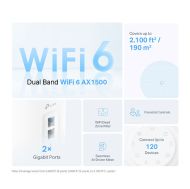 Wi-Fi AX1500 Gbit Mesh TP-Link Deco X10 (2 pack)