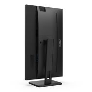Монитор AOC Q27P2Q, 27" IPS WLED, 2560x1440@75Hz, 4ms GtG, 300cd m2, 1000:1, DCR 50M:1, FlickerFree, Low Blue Light, 2Wx2, Tilt, Height Adjust, Pivot, Swivel, D-SUB, HDMI, DP, USB hub