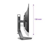 Монитор AOC AG276UZD, 26.5" QD-OLED, 3840x2160@240Hz, 0.03ms GtG, 1000cd m/2, 1.500.000:1, 80M:1 DCR, Adaptive Sync, FlickerFree, LowBlue Mode, 5Wx2, Tilt, Height Adjust, Pivot, Swivel, 2xHDMI, DP, USB hub, KVM