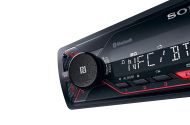 Рисийвър Sony DSX-A410BT In-car Media Receiver with USB, Red illumination
