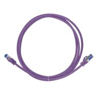 Patch cable S/FTP Cat.6a 1.5m, Purple,Flex,C6A049S