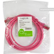 Patch cable S/FTP Cat.6 3m, Pink, CQ2069S