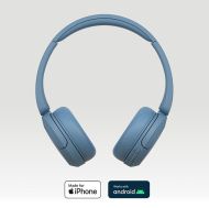 Headset Sony WH-CH520 Bluetooth, Blue