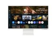 Монитор Samsung 32FM801 32" VA SMART 3840x2160, Bluetooth 4.2, WiFi 5, USB-C 65W, 2xUSB, 2xHDMI , Speakers, White