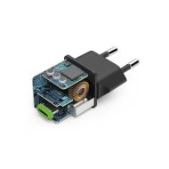 HAMA Бързо мини зарядно 220V, USB-C, PD/Qualcomm, 25 W, черен