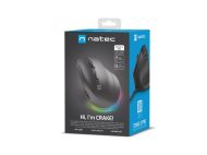 Мишка Natec Vertical Mouse Crake 2 Pro 12800DPI Optical Black