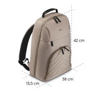 HAMA Раница за лаптоп "Premium Lightweight", до 41 см (16,2"), бежов