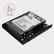 HDD mounting adaptor 2x2.5" to 3.5",AXAGON RHD-225