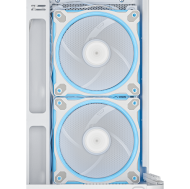 Кутия ASUS Prime AP202 ARGB mATX + 3 ARGB Вентилатора - White