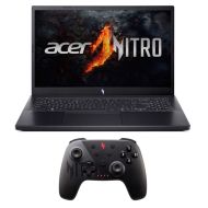 Лаптоп Acer Nitro V15, ANV15-41-R948, AMD Ryzen 7 7735HS( up to 4.55GHz, 12MB), 15.6" FHD(1920x1080)IPS 144Hz, 1*16GB DDR5 (1 slot free), 512 GB PCIe NVMe SSD, NVIDIA GeForce RTX 4050 6GB GDDR6, Wi-Fi AX, BT, No OS, Black + Nitro Wireless gamepad in the b