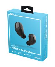 Слушалки TRUST Nika Compact Bluetooth Earphones Black