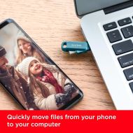 SanDisk Флаш памет 256Gb Ultra Drive Go USB-C Type-C, BLUE