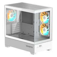 Кутия GIGABYTE C201 PANORAMIC ICE + 3 ARGB Вентилатора