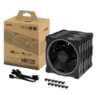 Комплект Вентилатори 3в1 ASUS PRIME MR120 ARGB Reverse Black Edition