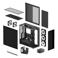 Кутия за компютър Arctic Xtender VG Mirror - Black Mid-Tower