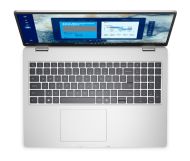 Лаптоп Dell Pro 16 PC16250, Intel Ultra 5 235U vPro(R) (12 TOPS NPU, 12cores, up to 4.9 GHz), 16" FHD+(1920x1200) 300nits AG, 16 GB: 1x16 GB, DDR5, 5600 MT/s, 512 GB SSD, Intel Graphics, FHD HDR IR Cam and Mic, Wi-Fi 6E, FPR, Backlit Kb, Win11 Pro, Silver