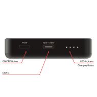 Външна батерия Verbatim Charge 'n' Go Essentials Power Bank Magnetic Wireless 10000mAh Black