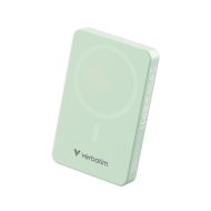 Външна батерия Verbatim Charge 'n' Go Essentials Power Bank Magnetic Wireless 10000mAh Green