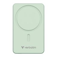 Външна батерия Verbatim Charge 'n' Go Essentials Power Bank Magnetic Wireless 10000mAh Green