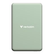 Външна батерия Verbatim Charge 'n' Go Essentials Power Bank Magnetic Wireless 10000mAh Green