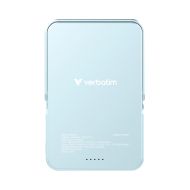Външна батерия Verbatim Charge 'n' Go Power Bank with Stand Magnetic Wireless 10000mAh Blue