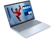 Лаптоп Dell 16 Plus DB16250, Intel Ultra 9 288V (48 TOPS NPU, 8 cores, up to 5.1 GHz), 16.0" 2.5K (2560x1600) WVA/IPS 300nits AG, 32 GB: LPDDR5x, 8533 MT/s (onb), 2TB M.2 SSD, Intel Arc, FHD Cam and Mic, Wi-Fi 7, Backlit Kb, Win11 Pro, Ice Blue, 3Y CI