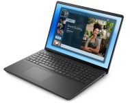 Лаптоп Dell 16 DC16250, Intel Core 5 120U (10 cores, up to 5.0 GHz), 16.0" FHD+(1920x1200) AG, 300nits, 16GB, 2x8GB, DDR5, 5200 MT/s, 1TB M.2 PCIe, Intel Graphics, Cam, FPR, Wi-Fi 6, Backlit Kb, Win 11 Pro, Carbon Black, 3Y PS