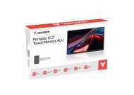 Монитор Verbatim Portable 13.3"  WUXGA Touch Monitor ALU with Wireless Power Supply incl. Power Bank 5000mAh