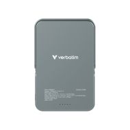 Външна батерия Verbatim Charge 'n' Go Power Bank with Stand Magnetic Wireless 10000mAh Grey