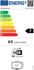 Телевизор LG 50UA75006LA, 50" 4K UltraHD TV 4K (3840x2160), DVB-T2/C/S2, webOS 25 Smart, ThinQ AI, Alpha 7 AI, WiFi, HDR10 pro, HLG, ALLM/HGiG, 4K Upscaling, AI Sound pro, Multiple View, HDMI eARC, LAN, USB, Bluetooth, Google Cast, 2 Pole Stand, Black