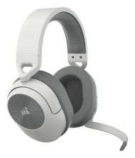 Геймърски слушалки с микрофон Corsair HS55 White безжични и блутут PC/PS5/PS4