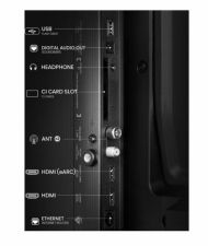 Телевизор Hisense 40" A5Q, Full HD 1920x1080, QLED, Quantum Dot, HDR, HLG, DTS HD, Light Sensor, Dolby Audio, Smart TV, WiFi, WiFi Direct, 2xHDMI, 2xUSB, LAN, CI+, DVB-T2/C/S2, Black