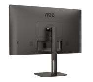 Монитор AOC Q27V5N/BK, 27" VA WLED, 2560x1440@75Hz, 4ms GtG, 300cd m/2, 4000:1, 20M:1 DCR, Adaptive Sync, FlickerFree, Low Blue Light, 3Wx2, Tilt, Height Adjust, Pivot, Swivel, 2xHDMI, 2xDP