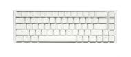 Геймърскa механична клавиатура Ducky One 3 Pure White SF 65%, Hotswap Cherry MX Clear, RGB, PBT Keycaps