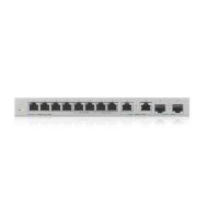 Суич ZYXEL XGS1010-12, 10 портов неуправляем, Gigabit, 2xSFP 