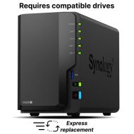 Мрежов сторидж Synology DS225+, за 2 диска, Intel Celeron J4125 , 2GB DDR4 SODIMM