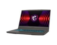 Лаптоп MSI Thin 15 B13VE, i7-13620H (10C/16T, up to 4.90GHz, 24 MB), GeForce RTX 4050 6GB GDDR6 194 AI TOPS, 15.6" FHD (1920x1080), 144Hz, IPS-Level, 16GB RAM 2x8 (3200)MHz, 512GB PCIe Gen4x4 SSD, WiFi 6E, BT5.3, Backlit Kbd (Blue), NO OS, 52.4 Whrs, 1.86