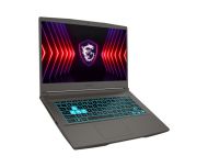Лаптоп MSI Thin 15 B13VE, i7-13620H (10C/16T, up to 4.90GHz, 24 MB), GeForce RTX 4050 6GB GDDR6 194 AI TOPS, 15.6" FHD (1920x1080), 144Hz, IPS-Level, 16GB RAM 2x8 (3200)MHz, 512GB PCIe Gen4x4 SSD, WiFi 6E, BT5.3, Backlit Kbd (Blue), NO OS, 52.4 Whrs, 1.86
