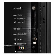 Телевизор Hisense 43" E7Q, 4K Ultra HD 3840x2160, QLED, Quantum Dot, HDR 10+, HLG, Dolby Vision, Light Sensor, Smart TV, WiFi 5GHz, WiFi Direct, BT, Anyview Cast, 3xHDMI, 2xUSB, LAN, CI+, DVB-T2/C/S2, Black