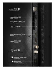 Телевизор Hisense 55" E7Q Pro, 4K Ultra HD 3840x2160, QLED, Quantum Dot, 144Hz, HDR 10+ adaptive, HLG, Dolby Vision, DTS Virtual X, Smart TV, WiFi 5GHz, WiFi Direct, BT, Anyview Cast, 3xHDMI, 2xUSB, LAN, CI+, DVB-T2/C/S2, Black