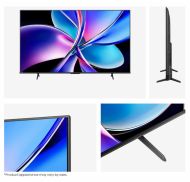 Телевизор Hisense 65" E7Q Pro, 4K Ultra HD 3840x2160, QLED, Quantum Dot, 144Hz, HDR 10+ adaptive, HLG, Dolby Vision, DTS Virtual X, Smart TV, WiFi 5GHz, WiFi Direct, BT, Anyview Cast, 4xHDMI, 2xUSB, LAN, CI+, DVB-T2/C/S2, Black