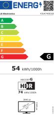 Телевизор LG 43UA74003LB, 43" 4K UltraHD TV 4K (3840x2160), DVB-T2/C/S2, webOS 25 Smart, ThinQ AI, Alpha 7 AI Processor, WiFi, HDR10 pro, HLG, ALLM/HGiG, 4K Upscaling, AI Sound pro, Multiple View, HDMI eARC, LAN, USB, Bluetooth, Google Cast, 2 Pole Stand,