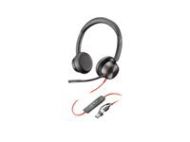 HP Poly Blackwire 8225 Stereo USB-C Headset +USB-C/A Adapter SmartBuy