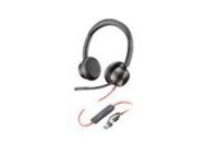HP Poly Blackwire 8225 Stereo Microsoft Teams Certified USB-C Headset +USB-C/A Adapter SmartBuy